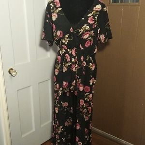 NWT Angie floral skirted romper
